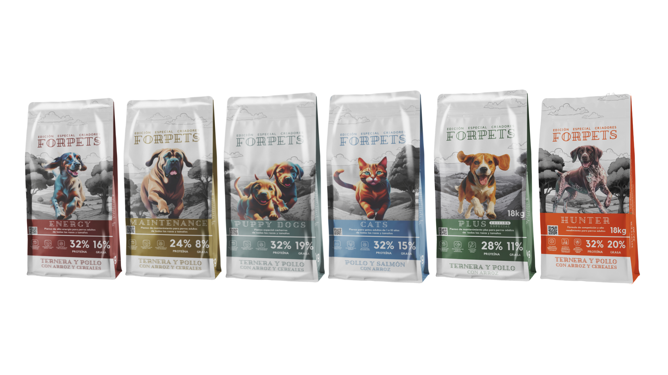FORPETS 6 SACOS SF